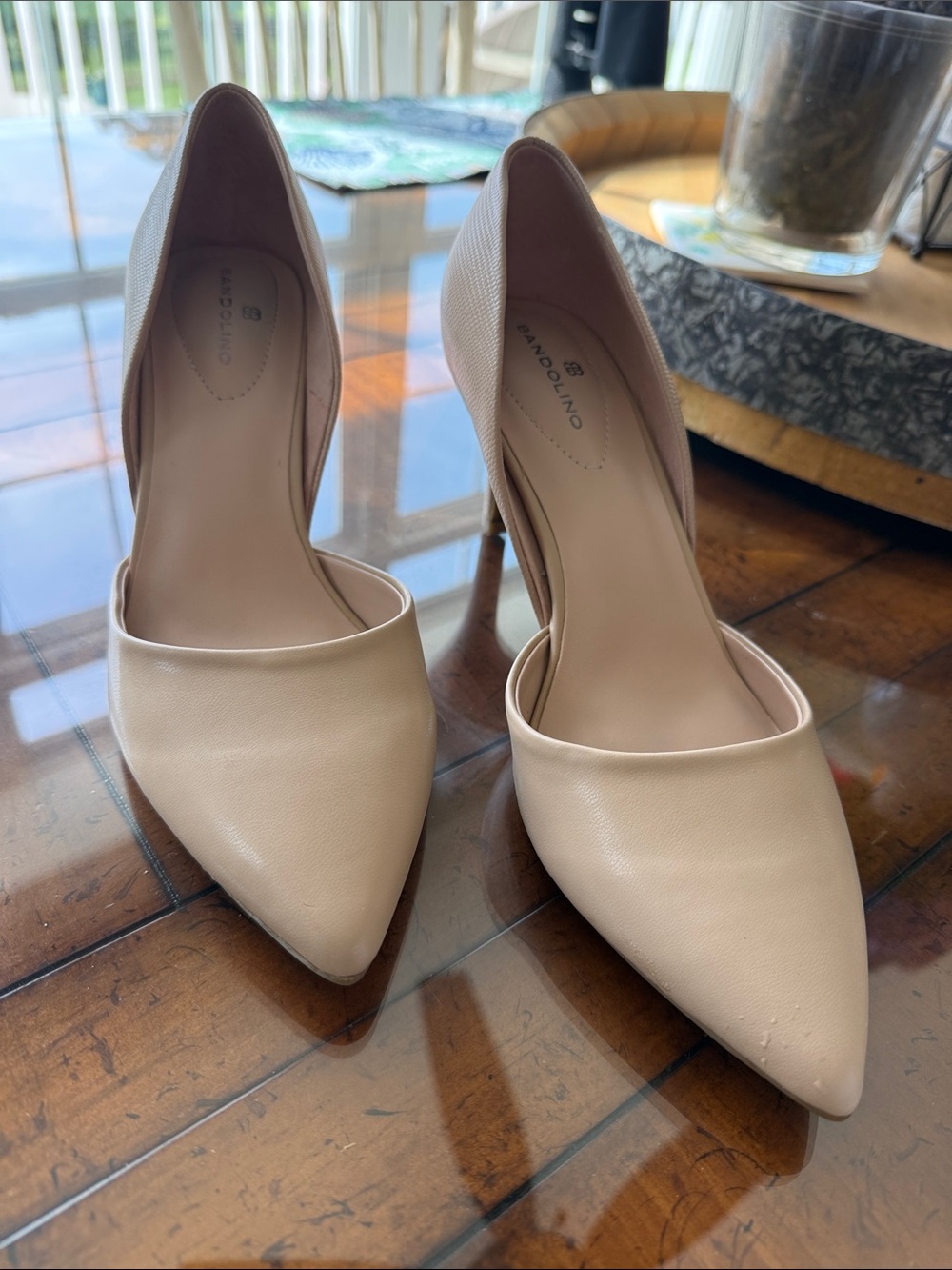 Bandolino Nude Pointed-Toe Heels
